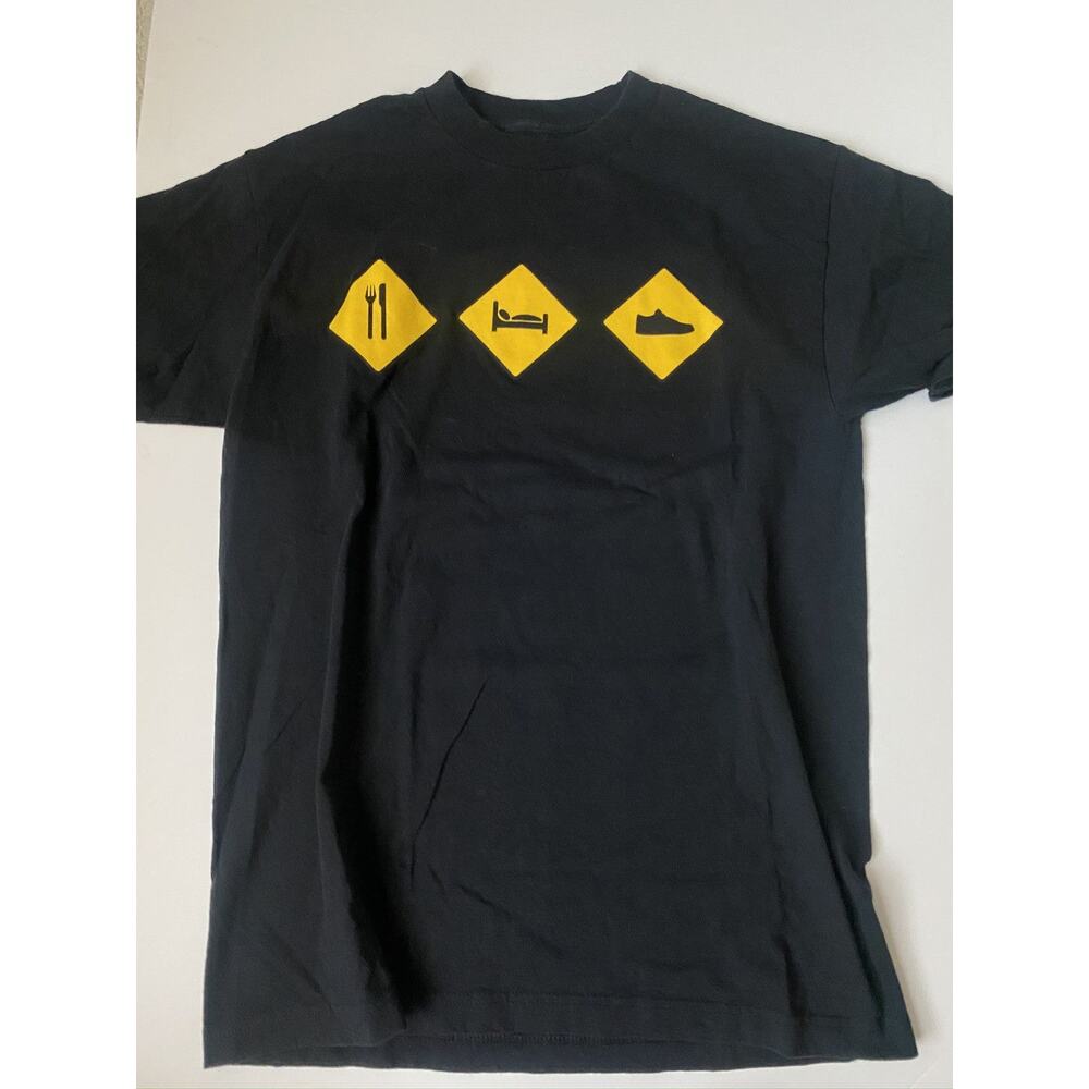 Fully Laced Eat Sleep Kicks Tee Sneakers Shoes Art Shirt Tshirt Vintage